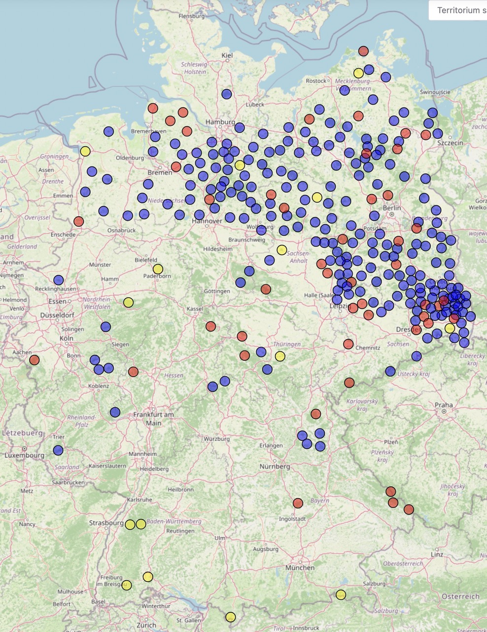 tatsächliche Verbreitung